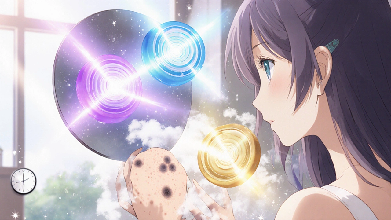 Drei magische Cremes mit Wirkstoffen lösen dunkle Pigmentflecken auf der Haut auf.