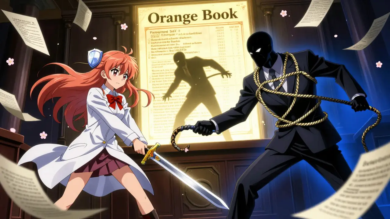 Ein Gerichtskampf zwischen Generika-Heldin und Patent-Übeltäter mit Orange Book.