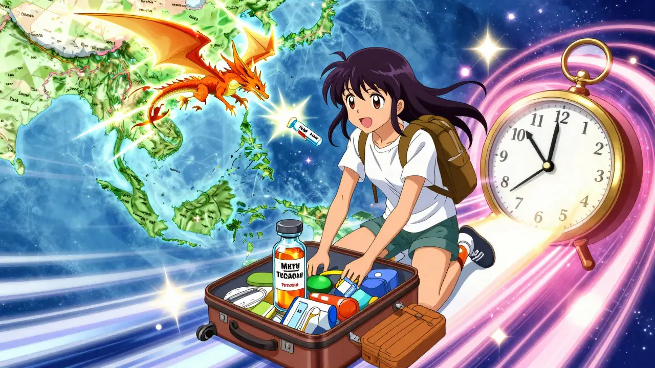 Ein Reisender erhält einen beschleunigten Hepatitis-A- und-B-Impfschutz vor einer Reise nach Südostasien.